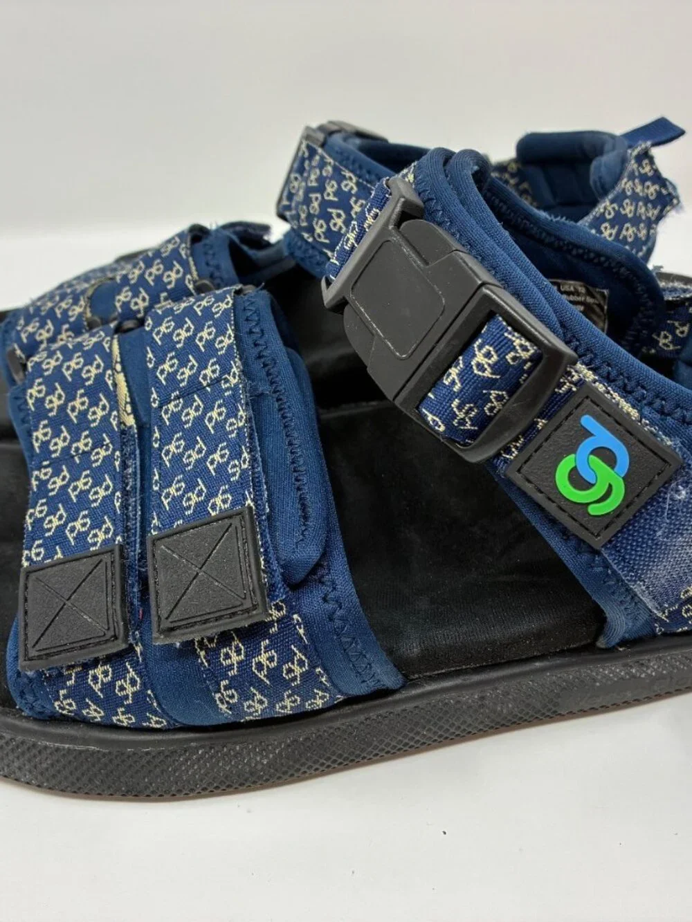 VersoCloud by Norty Men’s Size 12 Blue Sport Sandals Adjustable Straps Outdoor